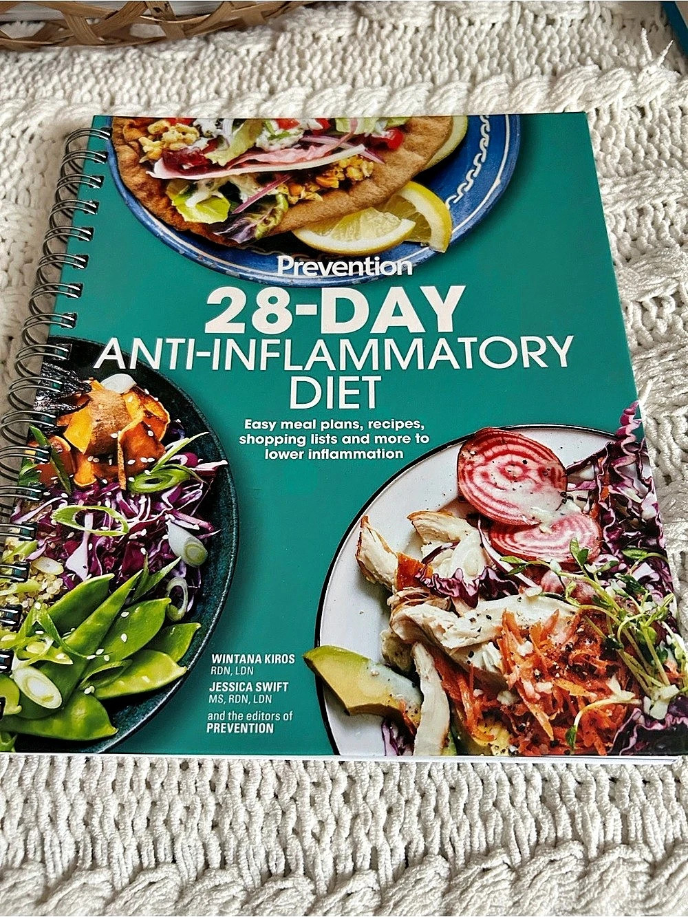 Prevention 28-Day Anti-Inflammatory Diet Cookbook NWT